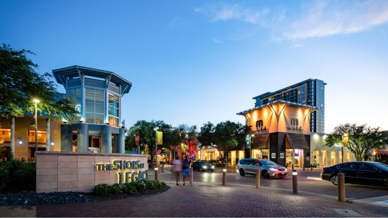 The Shops at Legacy combines retail stores, office spaces, and apartments in one project